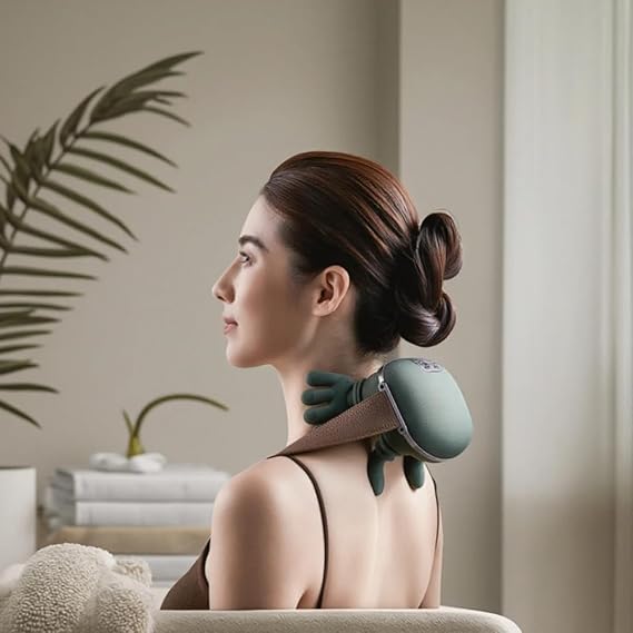 Portable, Bionic Heated Neck and Back Massager مدلك الرقبة والظهر البيوني المحمول مع تسخين